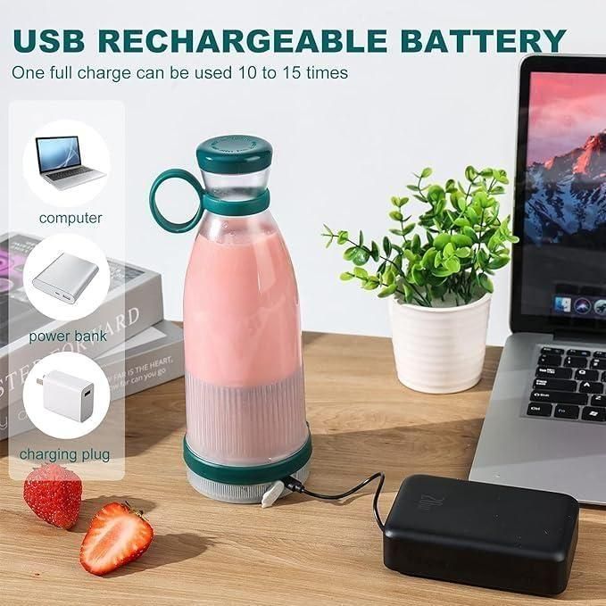 Portable Fresh Juice Blender Bottle
