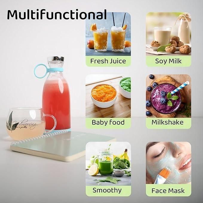 Portable Fresh Juice Blender Bottle