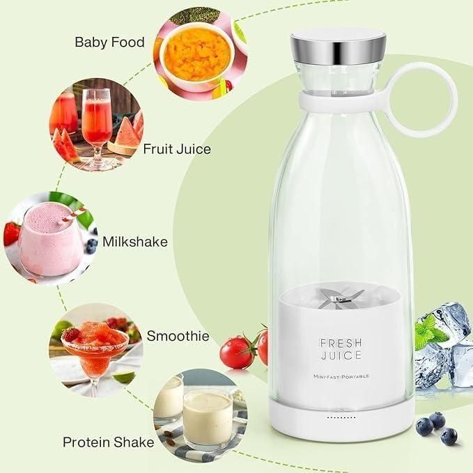 Portable Fresh Juice Blender Bottle