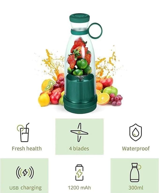 Portable Fresh Juice Blender Bottle